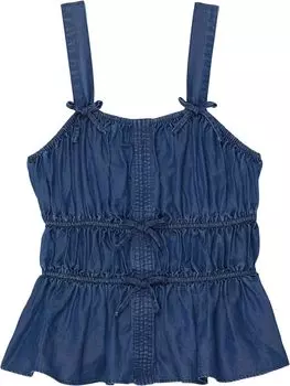 Топ HABITUAL girl Strappy Ruched Top, индиго