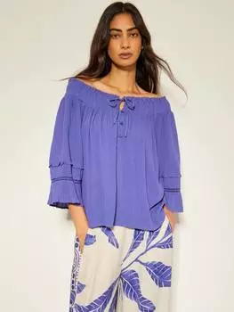 Топ-халат ava Monsoon, синий