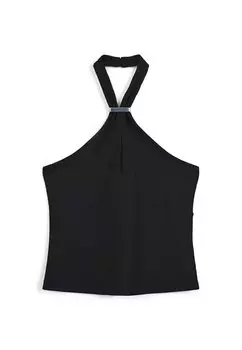 Топ HALTER APPLICAZIONE Calliope, черный
