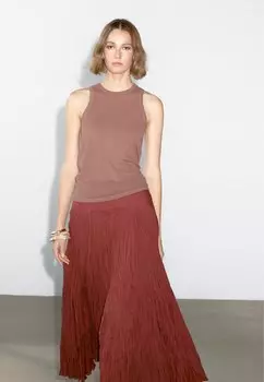 Топ HALTER Massimo Dutti, цвет Mottled Pink