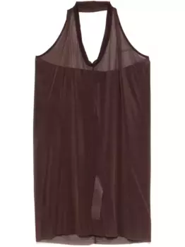 Топ Halter T Rick Owens, коричневый