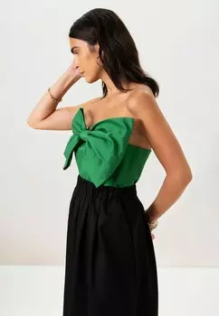 Топ HALTERLOSES MIT SCHLEIFE Sissy-Boy, зеленый