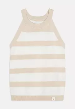 Топ HALTERNECK Calvin Klein Jeans, белый