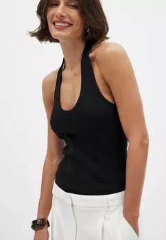 Топ HALTERNECK NA-KD, черный