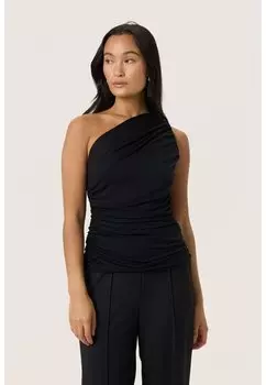 Топ HANADI ONE SHOULDER Soaked in Luxury, черный