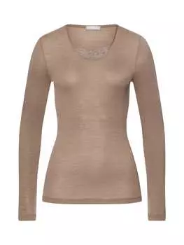 Топ Hanro, серо-коричневый