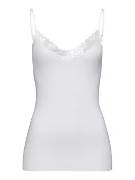 Топ Hanro Spaghetti Anne, белый