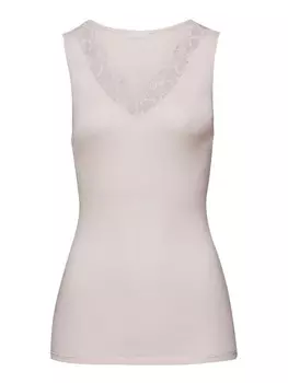 Топ Hanro Trger Woolen Lace, цвет pumice