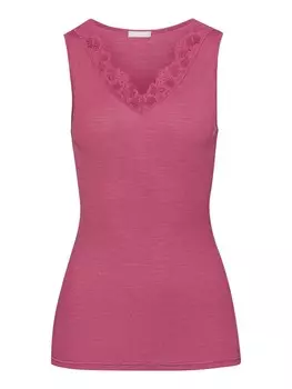 Топ Hanro Trger Woolen Lace, цвет rose wine