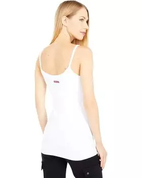 Топ Hard Tail Long Bra Tank Top, белый