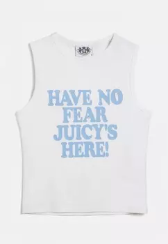 Топ HAVE NO FEAR TANK Juicy Couture, белый