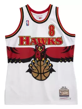 Топ Hawks 1995 Steve Smith Mitchell & Ness, белый