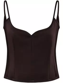 Топ Heart Paris Georgia, коричневый