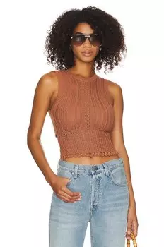 Топ HEARTLOOM Airlia, цвет Terra