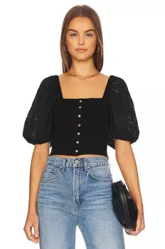 Топ HEARTLOOM Nami, черный