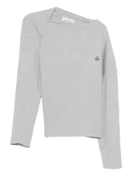 Топ Hebo с длинными рукавами Vivienne Westwood, серый