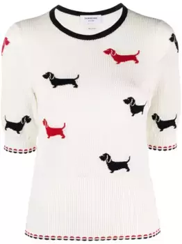 Топ Hector Icon THOM BROWNE, белый