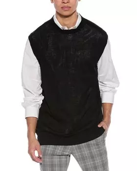 Топ Helmut Lang Crush из смеси шерсти, черный