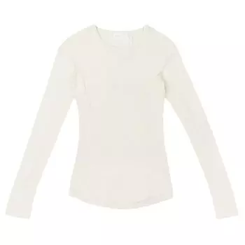 Топ Helmut Lang Long-Sleeve Top, кремовый