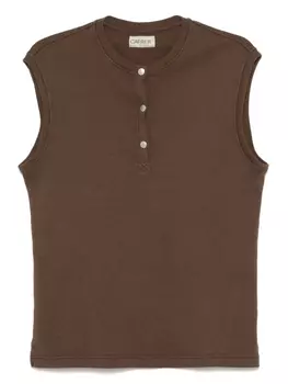Топ хенли Carrer, коричневый