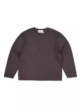 Топ хенли N° 407 с длинными рукавами extreme cashmere, серый