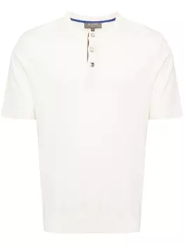 Топ хенли тонкой вязки N.Peal, бежевый