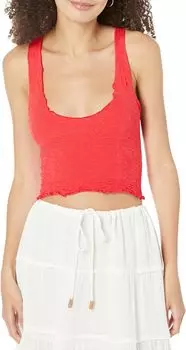 Топ Here For You Cami Free People, цвет High-Risk