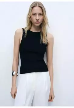 Топ HERNAN Mango, черный