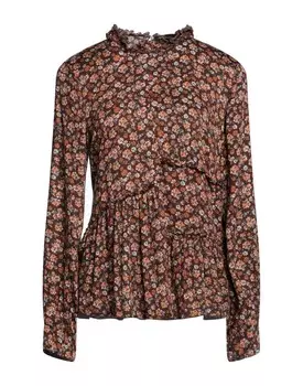 Топ High, коричневый