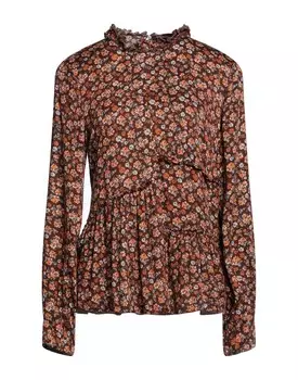 Топ High, коричневый