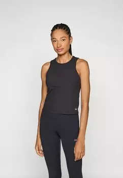 Топ HIGH NECK MEET AND GREET TANK DKNY, черный