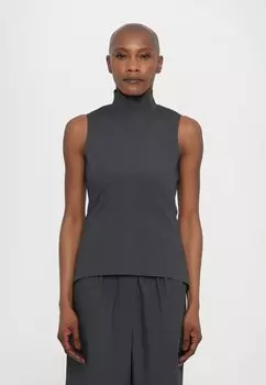 Топ HIGH NECK REMAIN, черный