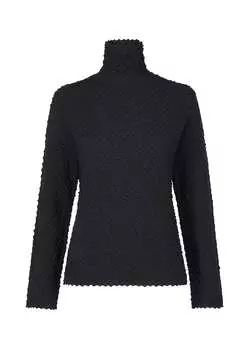 Топ high twist cotton Haat, черный