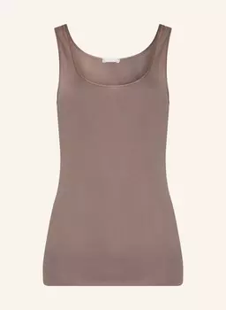 Топ хлопок бесшовный HANRO, коричневый