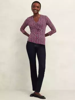 Топ Hobbs Simmy Geometric Print, цвет zinnia/multi