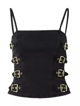 Топ Hoermanseder, черный деним