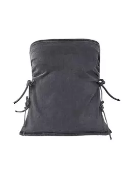 Топ Hoermanseder, серый деним