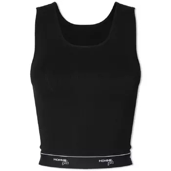 Топ Hommegirls Cropped Tank, черный