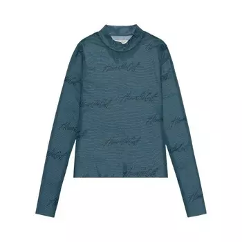 Топ Honor The Gift Burnout Mock Top Green, зеленый