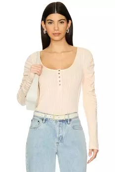 Топ "Hope Henley" от Free People, strawberry float