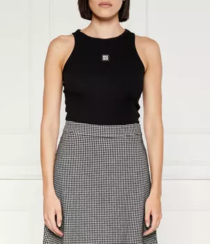 Топ Hugo Bodywear Cropped Fit, черный