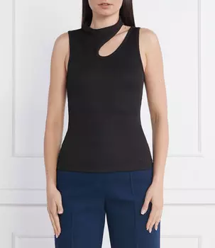Топ HUGO draca slim fit, черный
