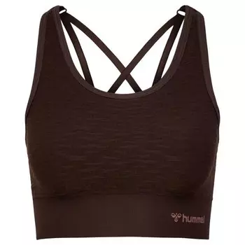 Топ Hummel MT Focus Seamless, коричневый