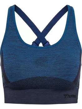 Топ Hummel Sportoberteil Hmlclea Seamless Sports, цвет INSIGNIA BLUE MELANGE