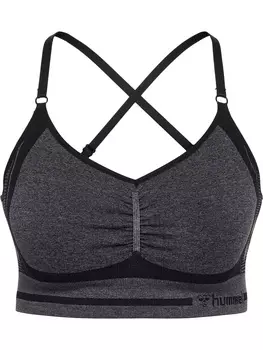 Топ Hummel Sportoberteil Hmlmt Lulu Seamless Scrunch Bra, черный