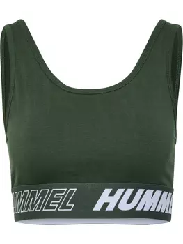 Топ Hummel Sportoberteil Hmlte Maja Cotton Sports, цвет CLIMBING IVY