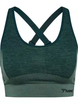 Топ Hummel Sports Hmlclea Yoga Damen, цвет green gables/garden topiary me