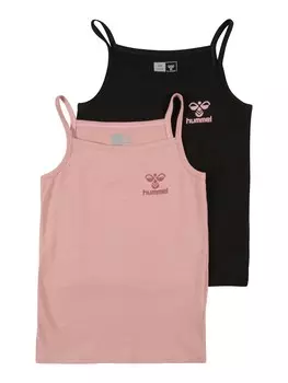 Топ Hummel, темно-розовый/черный