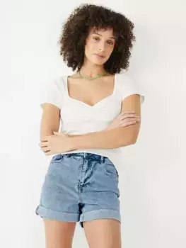 Топ HUSH Jilly Sweetheart, белый