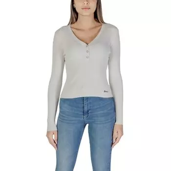 топ и футболка из кремовой вискозы GUESS